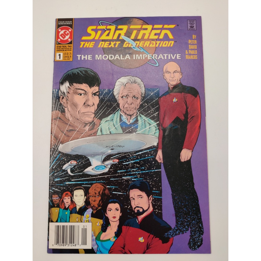 Star Trek TNG The Modala Imperative 1 DC Comics 1991 Peter David Pablo Marcos